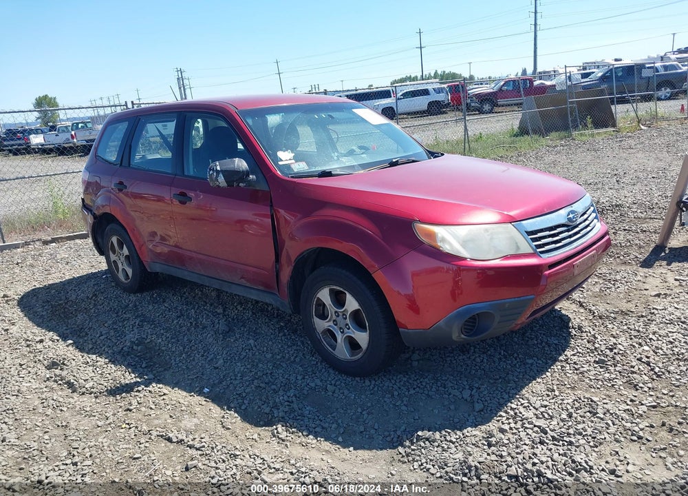 2009 SUBARU FORESTER 2.5X VIN: JF2SH61669H793943
