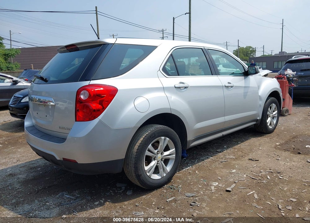 2013 CHEVROLET EQUINOX LS VIN: 1GNALBEK6DZ122128