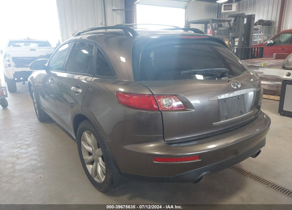 2003 INFINITI FX35 VIN: JNRAS08W03X204350