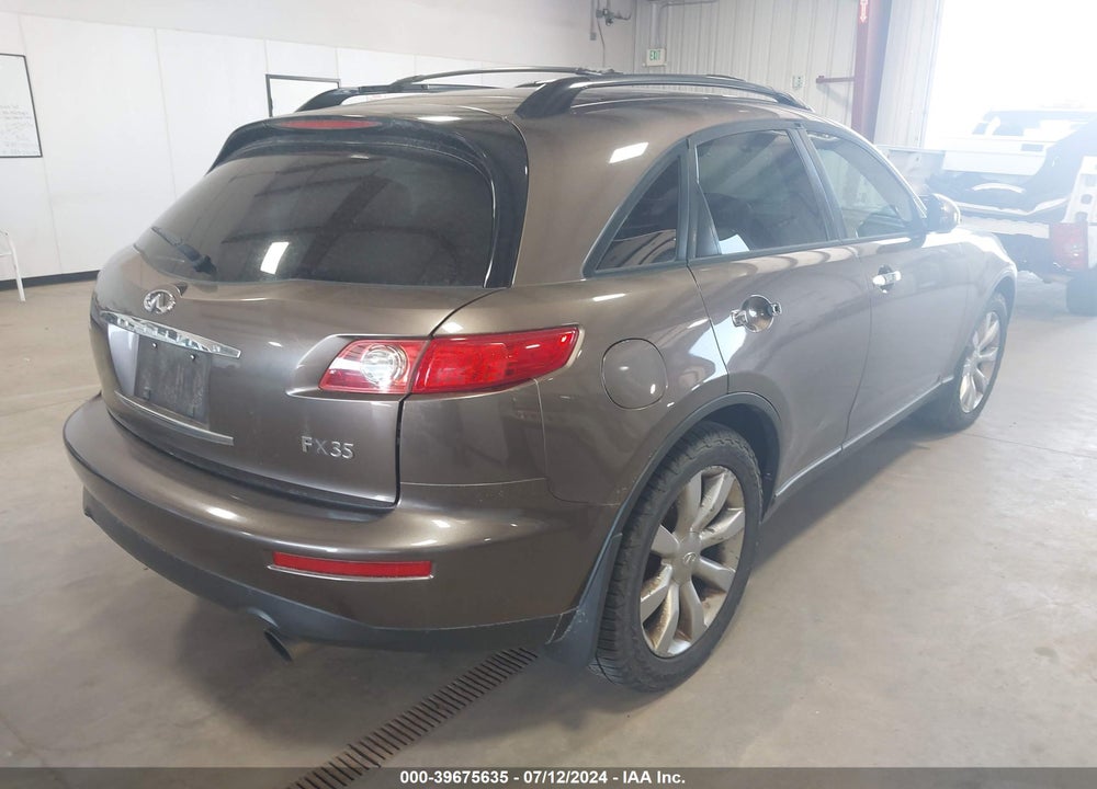 2003 INFINITI FX35 VIN: JNRAS08W03X204350