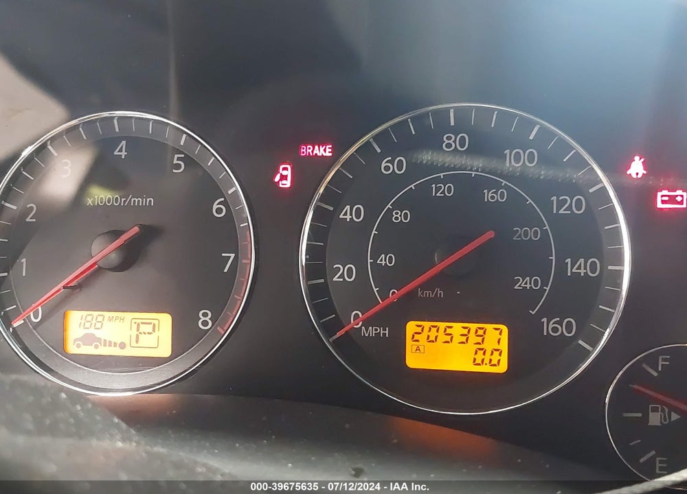 2003 INFINITI FX35 VIN: JNRAS08W03X204350