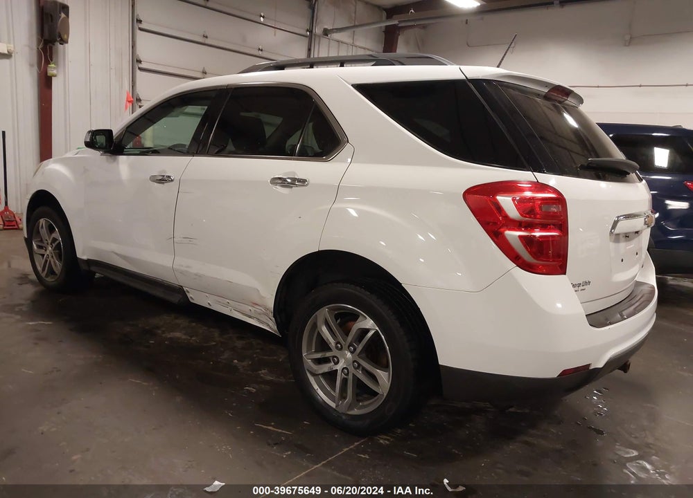 2016 CHEVROLET EQUINOX LTZ VIN: 2GNALDEK2G6176764