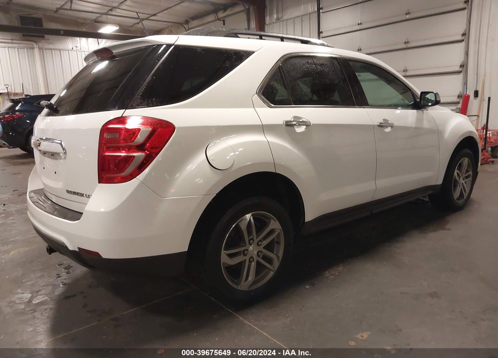 2016 CHEVROLET EQUINOX LTZ VIN: 2GNALDEK2G6176764