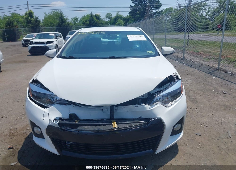 2016 TOYOTA COROLLA S VIN: 5YFBURHE0GP476931