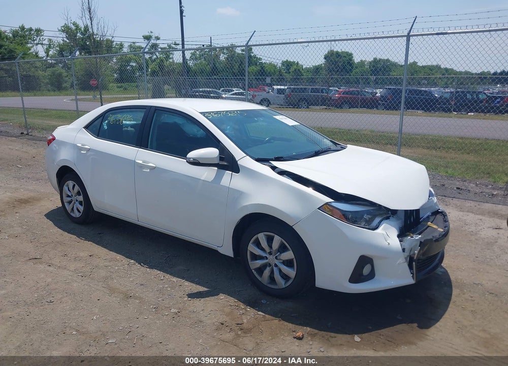 2016 TOYOTA COROLLA S VIN: 5YFBURHE0GP476931