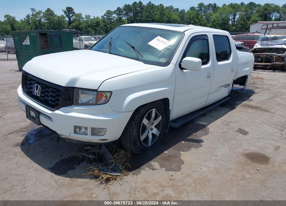 2014 HONDA RIDGELINE SE VIN: 5FPYK1F62EB005313