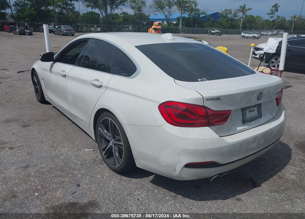 2019 BMW 430I GRAN COUPE VIN: WBA4J1C55KBM12575