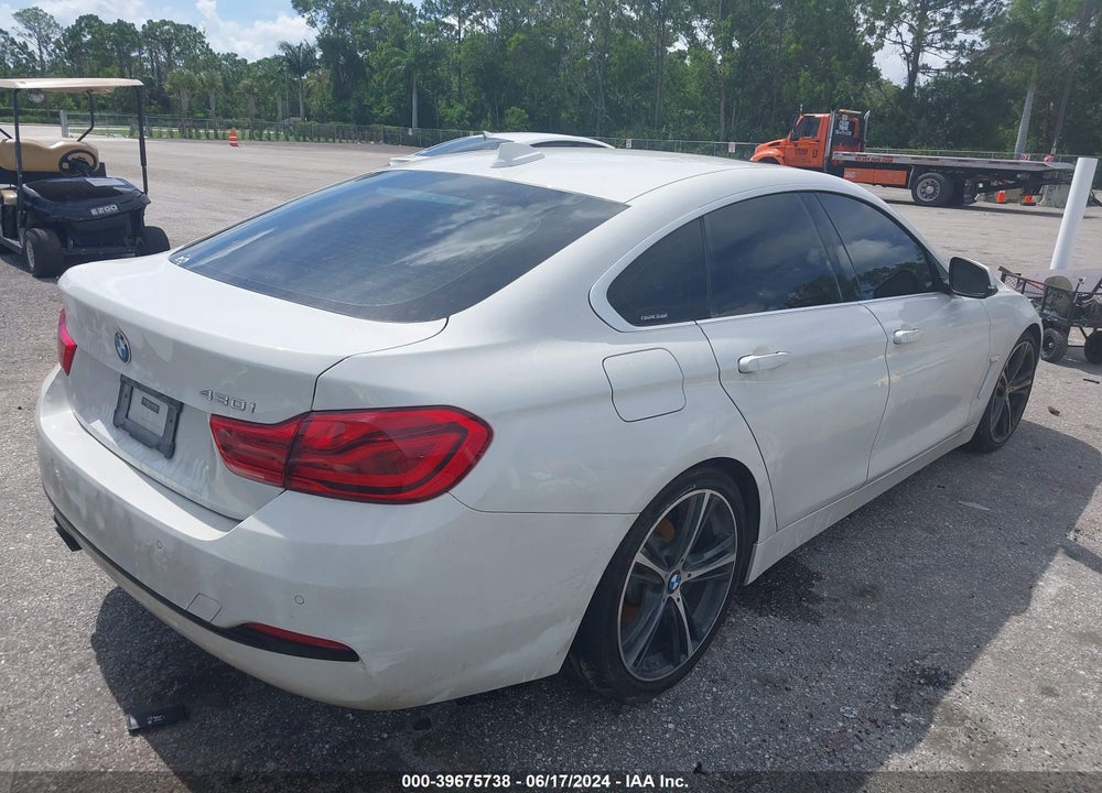 2019 BMW 430I GRAN COUPE VIN: WBA4J1C55KBM12575