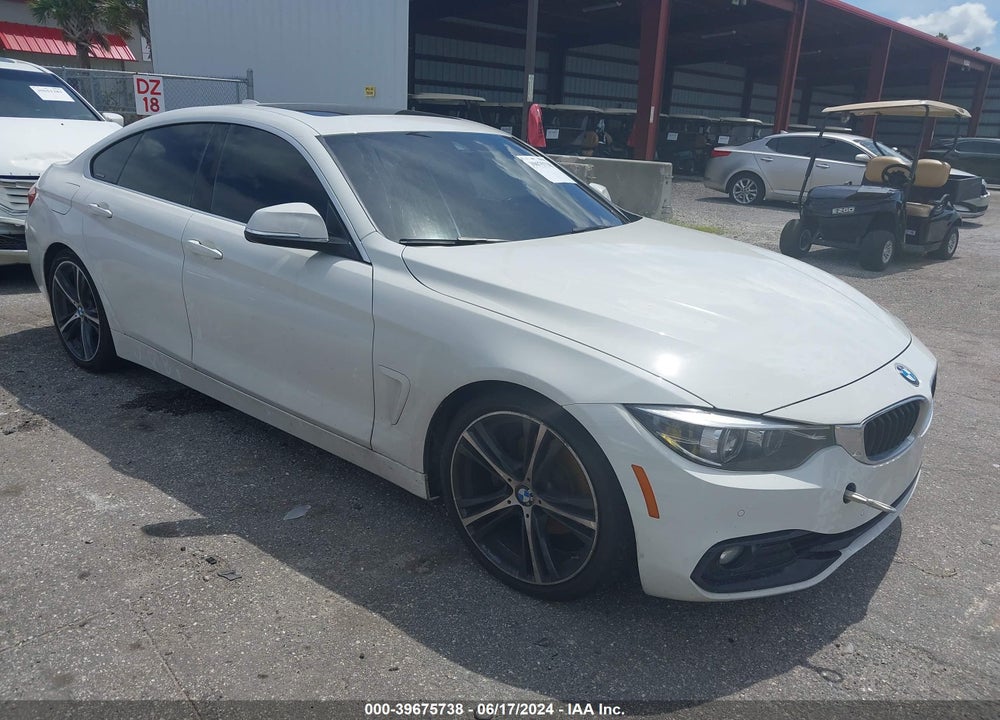 2019 BMW 430I GRAN COUPE VIN: WBA4J1C55KBM12575