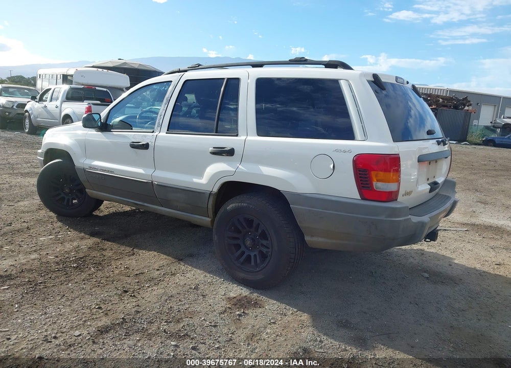 2000 JEEP GRAND CHEROKEE LAREDO VIN: 1J4GW48N0YC321769