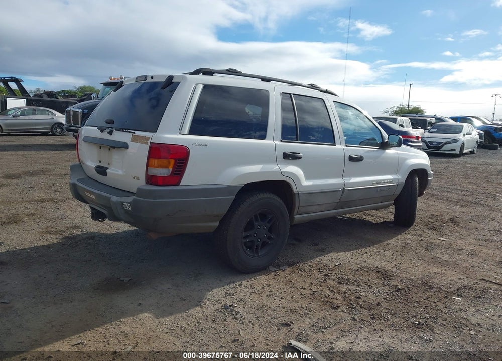 2000 JEEP GRAND CHEROKEE LAREDO VIN: 1J4GW48N0YC321769