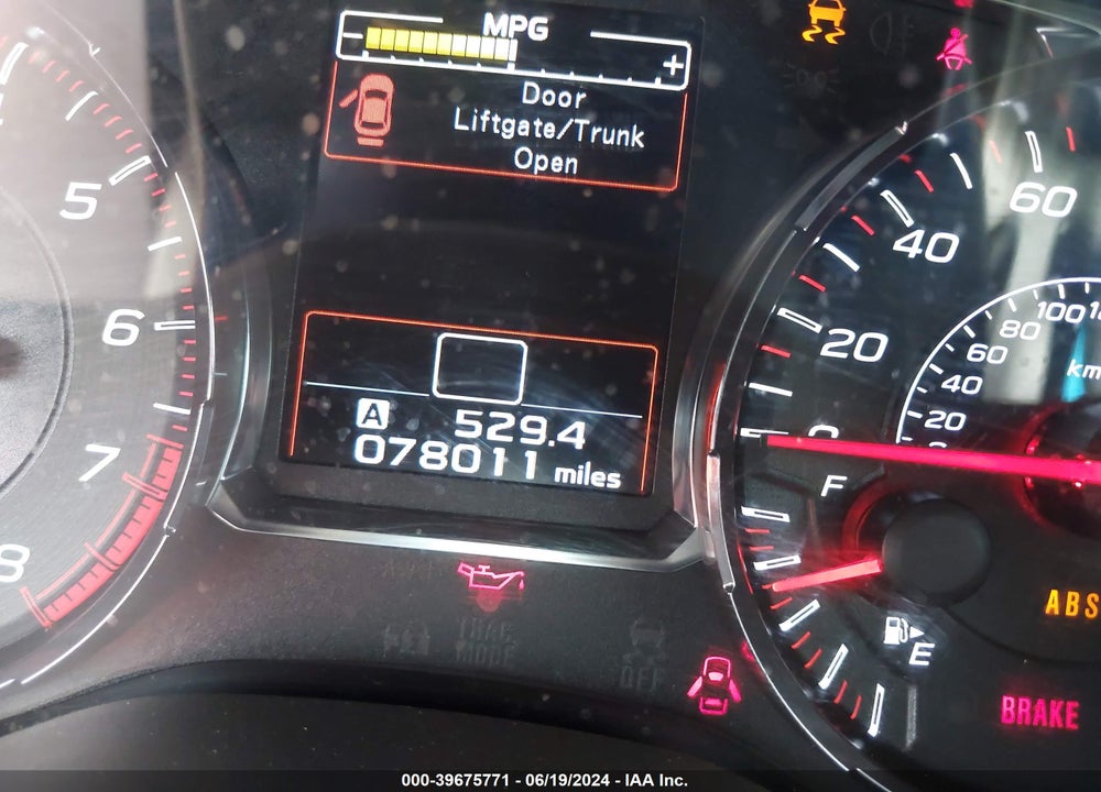 2018 SUBARU WRX VIN: JF1VA1A65J9807130