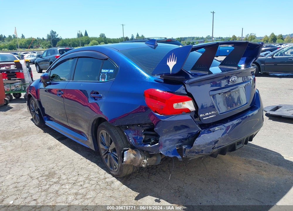 2018 SUBARU WRX VIN: JF1VA1A65J9807130