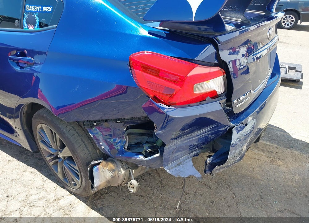 2018 SUBARU WRX VIN: JF1VA1A65J9807130