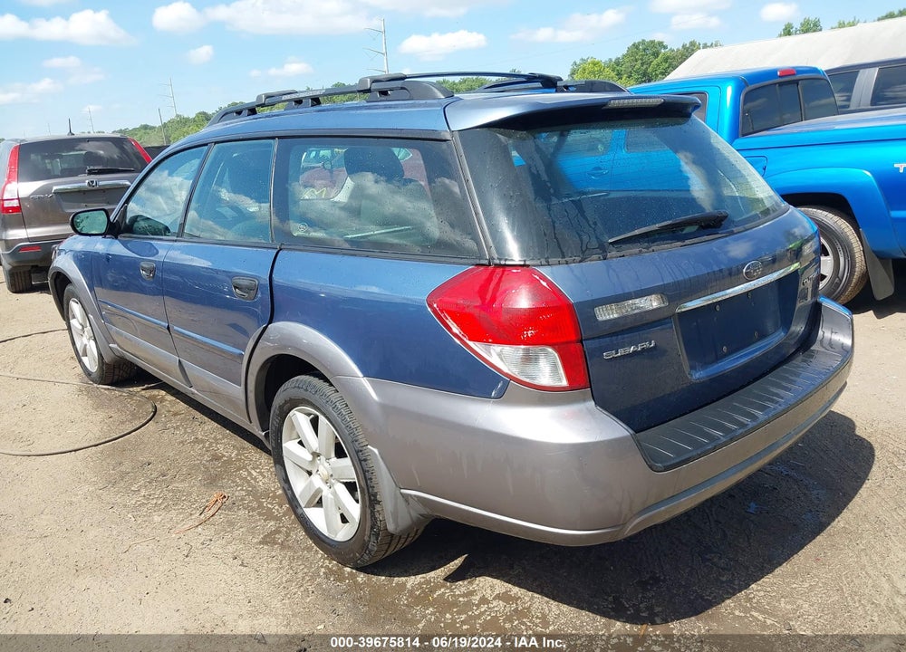 2008 SUBARU OUTBACK 2.5I/2.5I L.L. BEAN EDITION VIN: 4S4BP61C987301638