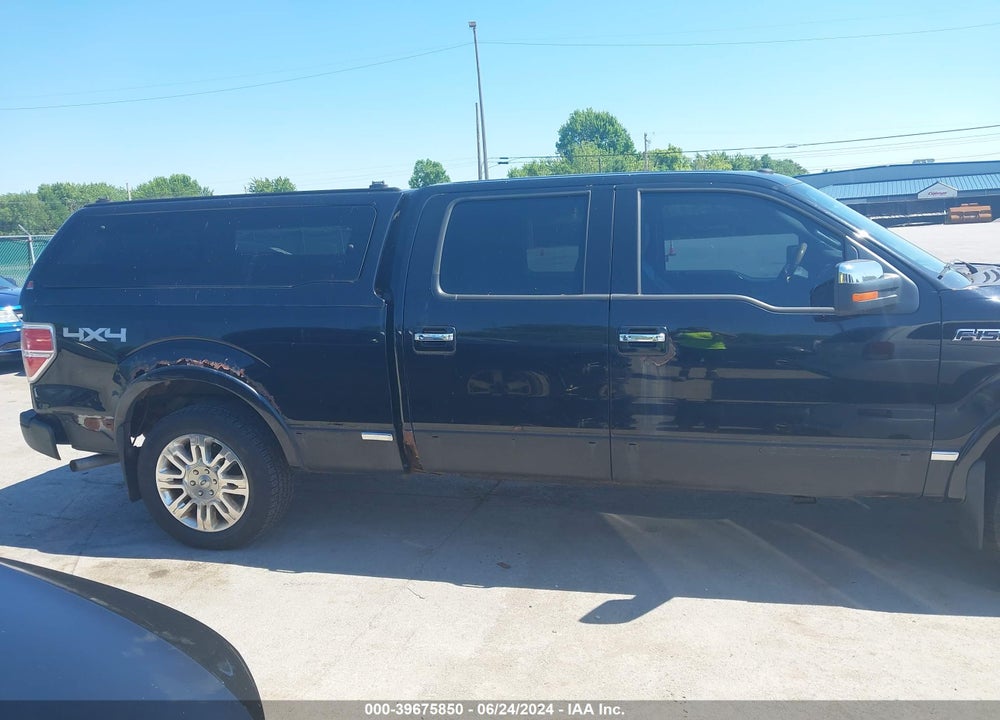 2009 FORD F-150 PLATINUM VIN: 1FTPW14V99FA39625