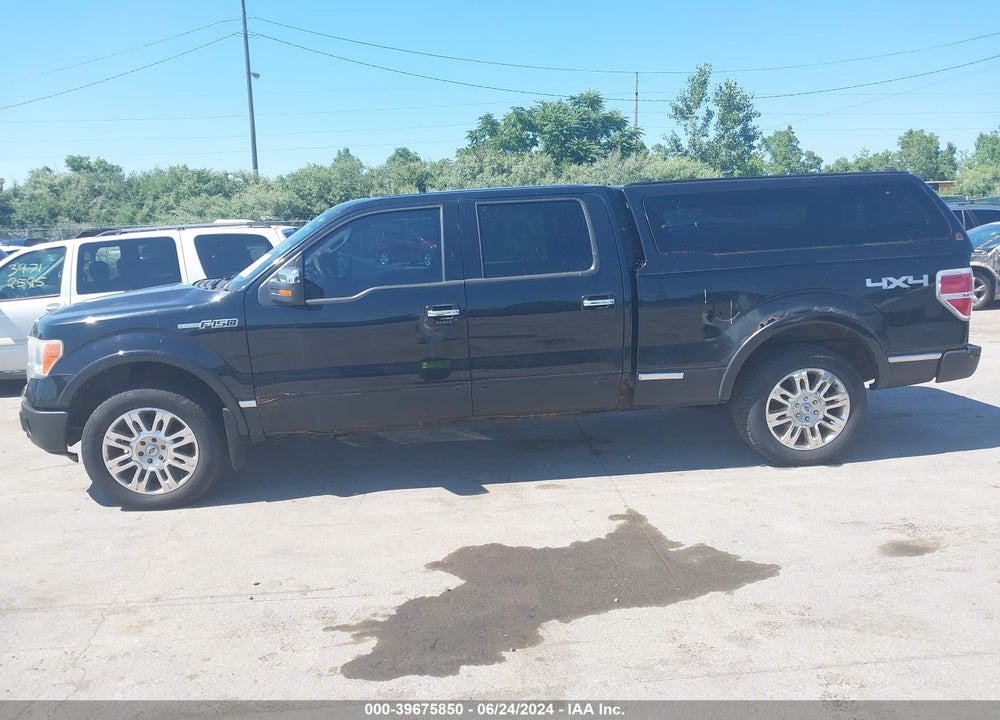 2009 FORD F-150 PLATINUM VIN: 1FTPW14V99FA39625
