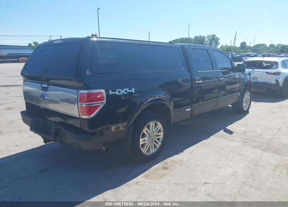 2009 FORD F-150 PLATINUM VIN: 1FTPW14V99FA39625