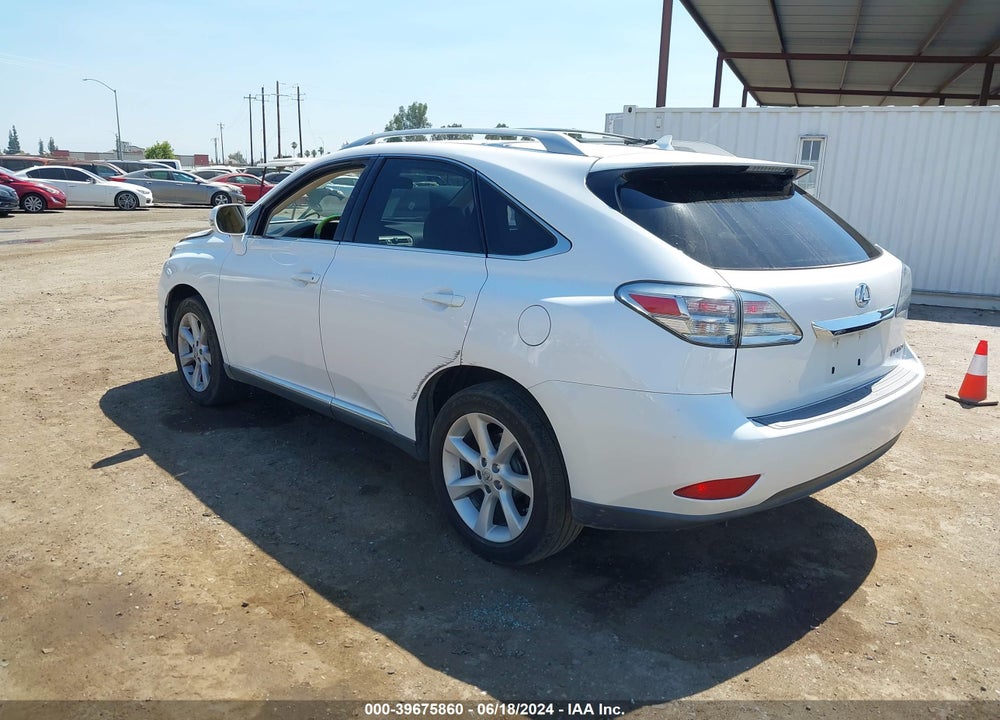 2011 LEXUS RX 350 VIN: 2T2BK1BA9BC112041