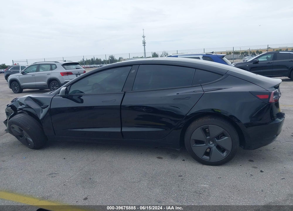 2021 TESLA MODEL 3 LONG RANGE DUAL MOTOR ALL-WHEEL DRIVE VIN: 5YJ3E1EB9MF055214