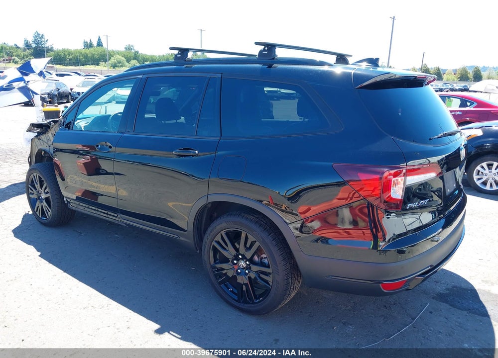 2020 HONDA PILOT AWD BLACK EDITION VIN: 5FNYF6H71LB059506