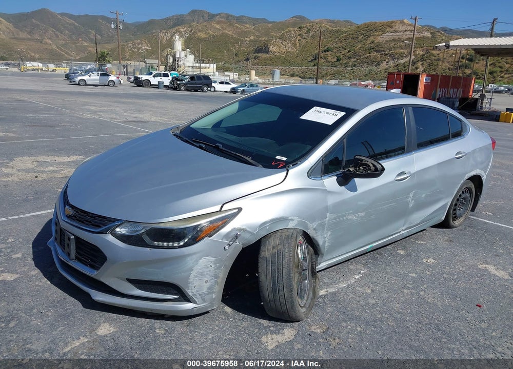2016 CHEVROLET CRUZE LT AUTO VIN: 1G1BE5SM5G7233356