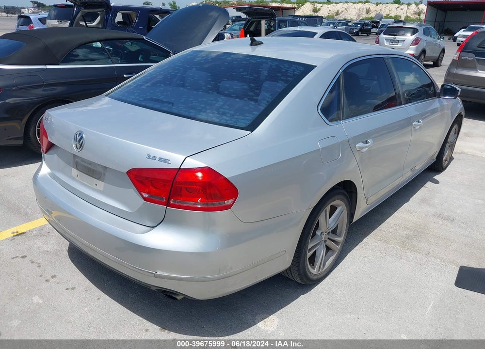 2013 VOLKSWAGEN PASSAT 3.6L V6 SEL PREMIUM VIN: 1VWCM7A35DC062174