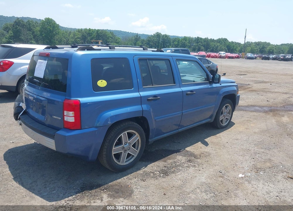 2007 JEEP PATRIOT LIMITED VIN: 1J8FF48W27D306282