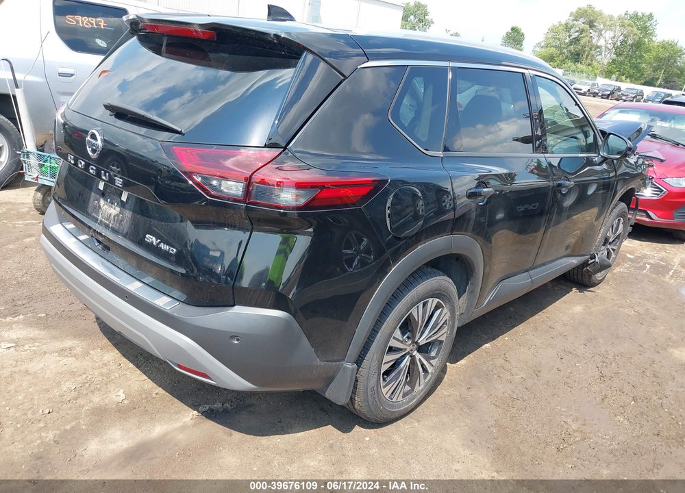 2021 NISSAN ROGUE SV INTELLIGENT AWD VIN: 5N1AT3BB9MC801912