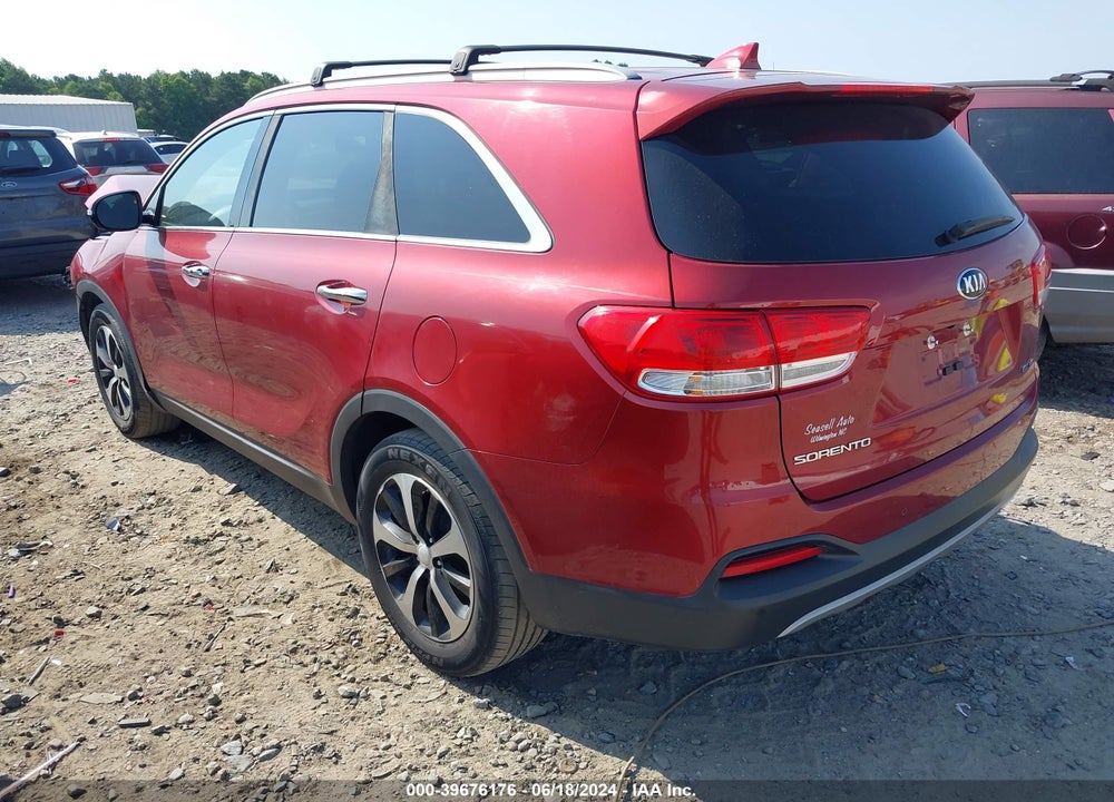 2017 KIA SORENTO 3.3L EX VIN: 5XYPH4A58HG320231