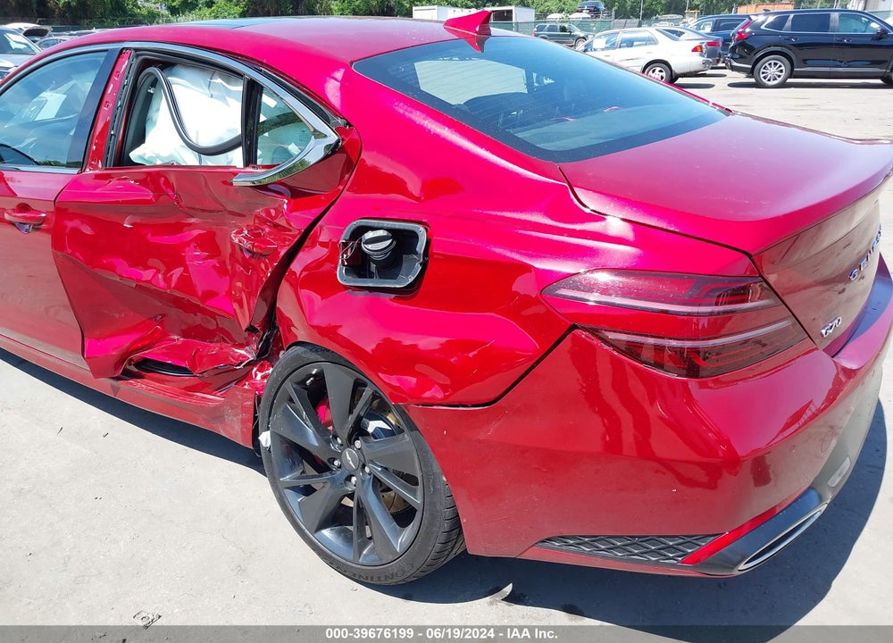 2022 GENESIS G70 3.3T RWD VIN: KMTG54TE9NU083959