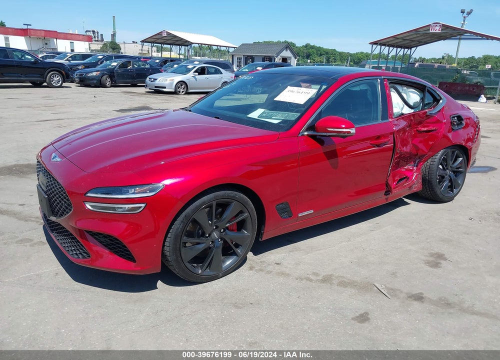 2022 GENESIS G70 3.3T RWD VIN: KMTG54TE9NU083959