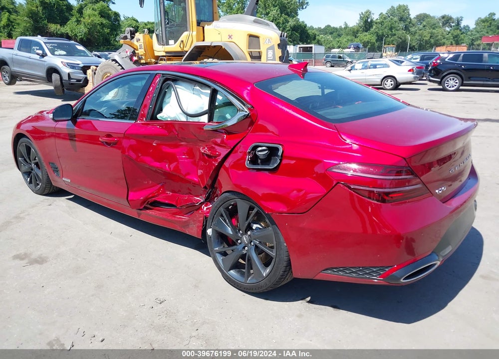 2022 GENESIS G70 3.3T RWD VIN: KMTG54TE9NU083959