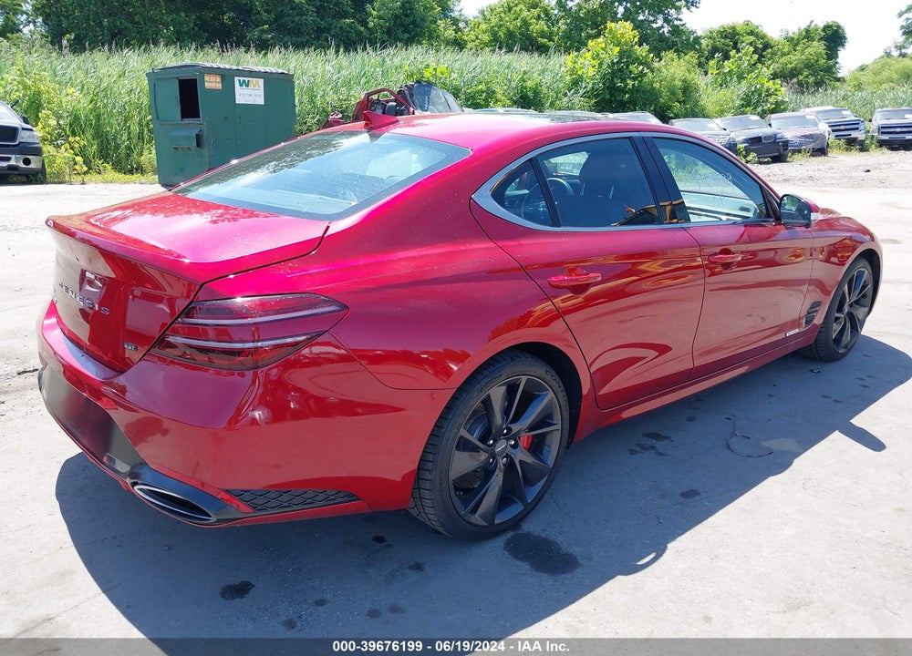 2022 GENESIS G70 3.3T RWD VIN: KMTG54TE9NU083959
