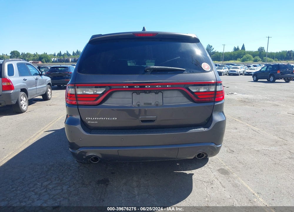 2015 DODGE DURANGO SXT VIN: 1C4RDJAG7FC904934