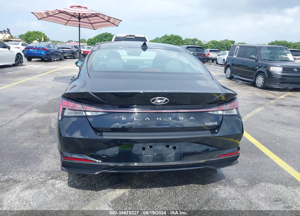 2022 HYUNDAI ELANTRA HYBRID LIMITED VIN: KMHLN4AJXNU024797