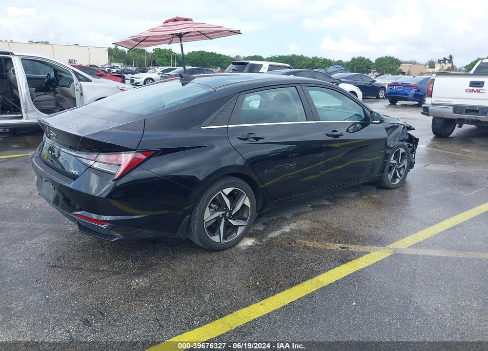 2022 HYUNDAI ELANTRA HYBRID LIMITED VIN: KMHLN4AJXNU024797