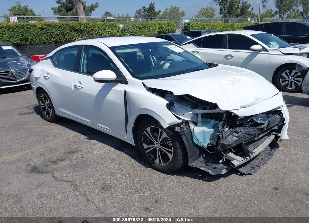 2022 NISSAN SENTRA SV XTRONIC CVT VIN: 3N1AB8CV6NY222319