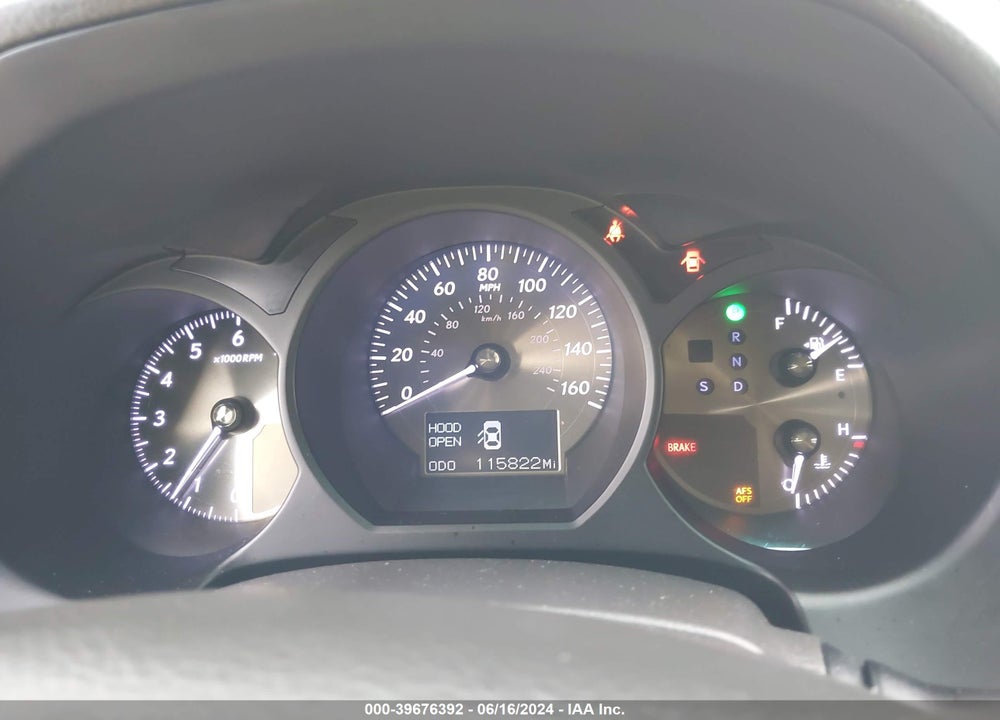 2011 LEXUS GS 350 VIN: JTHBE1KS0B0054124