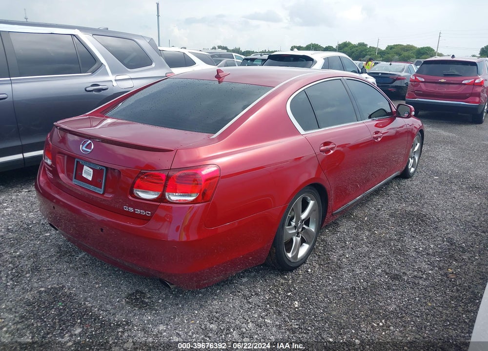 2011 LEXUS GS 350 VIN: JTHBE1KS0B0054124
