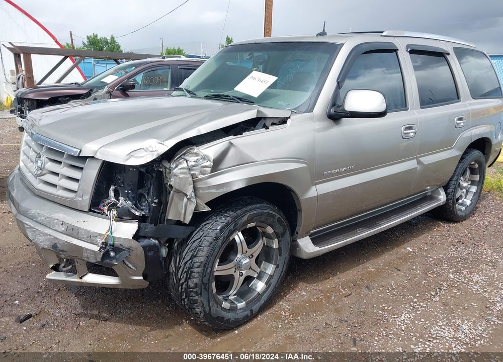 2002 CADILLAC ESCALADE STANDARD VIN: 1GYEK63N72R264559
