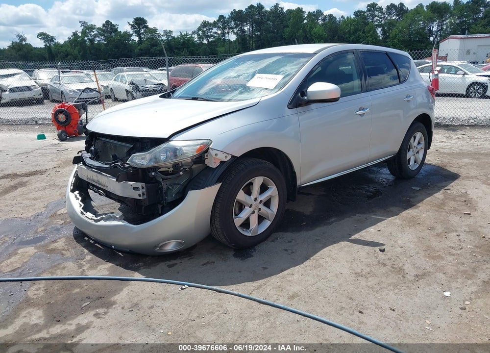2010 NISSAN MURANO S VIN: JN8AZ1MU8AW009352