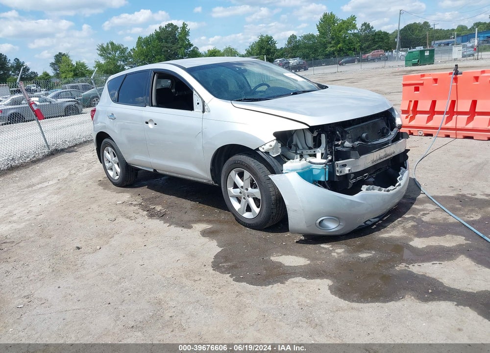 2010 NISSAN MURANO S VIN: JN8AZ1MU8AW009352