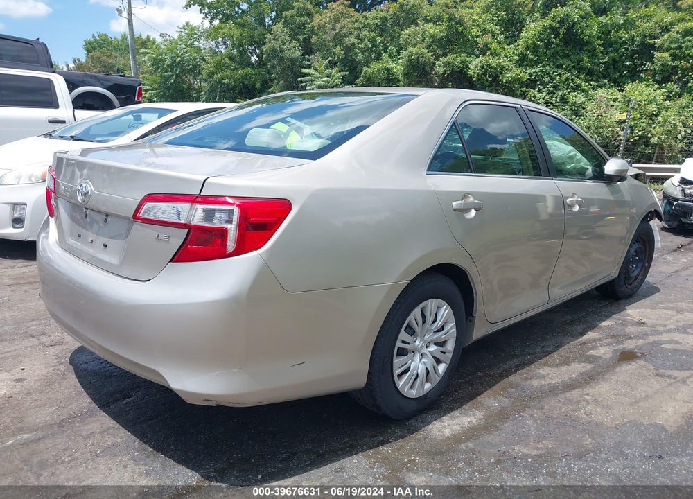2014 TOYOTA CAMRY LE VIN: 4T1BF1FK6EU851317