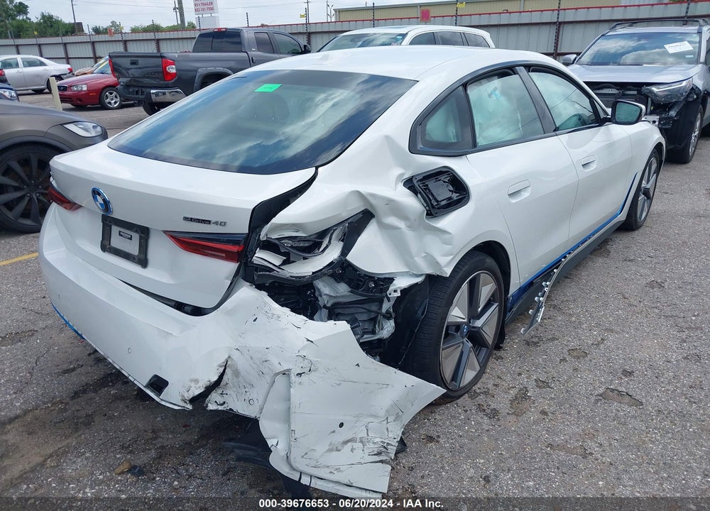 2022 BMW I4 EDRIVE40 VIN: WBY73AW06NFN11766