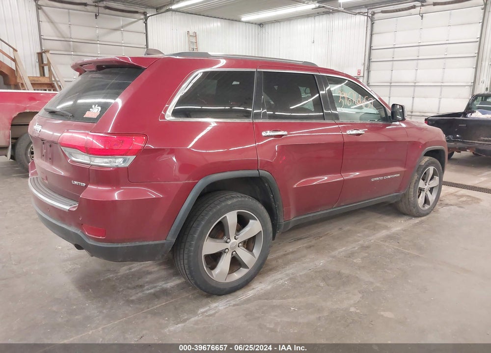 2015 JEEP GRAND CHEROKEE LIMITED VIN: 1C4RJFBG9FC224358