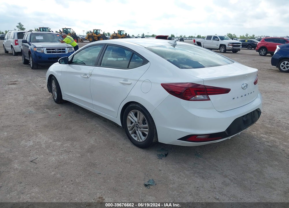2019 HYUNDAI ELANTRA SEL VIN: 5NPD84LFXKH495539