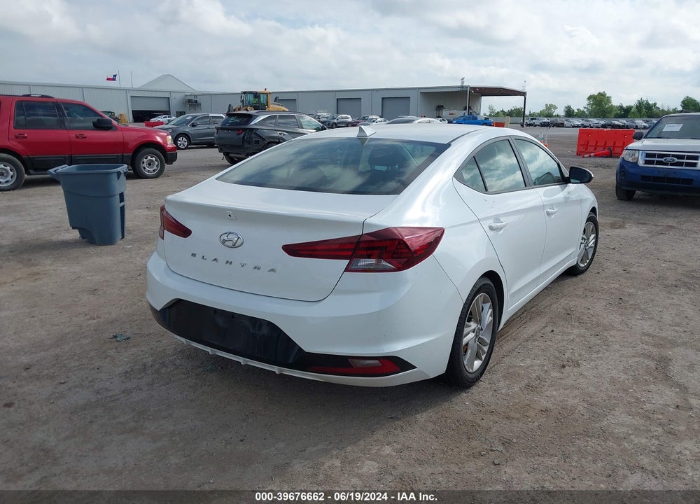 2019 HYUNDAI ELANTRA SEL VIN: 5NPD84LFXKH495539