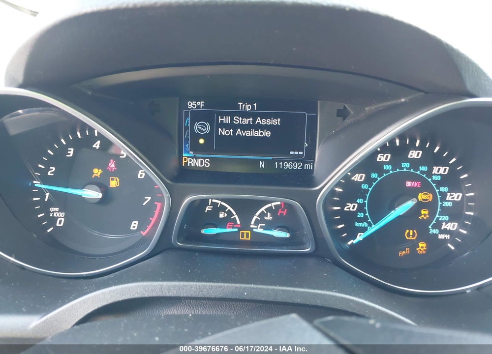 2016 FORD ESCAPE VIN: 1FMCU9J96GUB87665