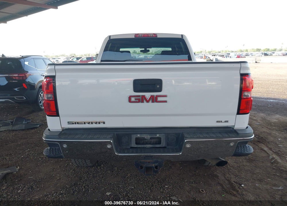 2015 GMC SIERRA 2500HD SLE VIN: 1GT12YEG8FF147191